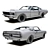 Classic Ford Shelby Mustang GT500 3D model small image 4