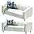 Sleek Leather Sofa: KLIPPAN by Ikea 3D model small image 5