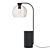 Modern Black USB Table Lamp 3D model small image 1
