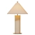Natural Linen Remi Table Lamp 3D model small image 1