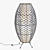 Bamboo Dreams Rattan Floor Lamp 3D model small image 3