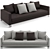 Elegant Minotti Pollock Sofa 3D model small image 2