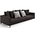 Elegant Minotti Pollock Sofa 3D model small image 4