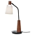 Shinola Metal Desk Lamp: Elegant Illumination 3D model small image 1