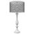 Silver Orchid Crystal Bling Table Lamp 3D model small image 3