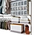 BOAXEL RABBLA Wardrobe Box: Clothes & Shoes Storage 3D model small image 2
