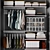 BOAXEL RABBLA Wardrobe Box: Clothes & Shoes Storage 3D model small image 9