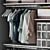 BOAXEL RABBLA Wardrobe Box: Clothes & Shoes Storage 3D model small image 10