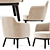 Elegant LUCYLLE Armchair: Stylish Comfort for Your Space 3D model small image 3