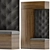 Elegant Wood and Fabric Hallway 3D model small image 2