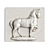 Elegant Equine Wall Art 3D model small image 1