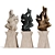 Contemporary Sculptures: Wood, Plaster & Metal 3D model small image 3