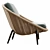 Luxury Outdoor Seating: Minotti Lido Cord Armchair 3D model small image 3