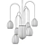 Elegant Salice Chandelier 3D model small image 2