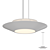 Futuristic LED Pendant Lamp 3D model small image 1