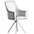 Unique Half Armchair Miami in Metal Support 3D model small image 2