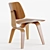 Authentic DCW Plywood Chair for Realistic Interior Scenes 3D model small image 2
