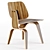 Authentic DCW Plywood Chair for Realistic Interior Scenes 3D model small image 4