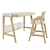 Woody Baby Growth Set: Table and Chair 3D model small image 1