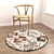 Versatile Rug Set: 8 Stunning Designs 3D model small image 2