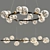 Luxury LED Chandelier Illumination 3D model small image 4