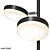 Maytoni Floor Lamp: MOD070FL-L12B3K in Fad Series 3D model small image 2