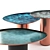 Elegant Drops Coffee Table | De Castelli 3D model small image 2