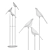 Avian Glow Floor Lamp 3D model small image 2