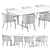 Potocco Lena Dining Chair: Elegant and Modern 3D model small image 3