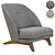 Elegant Georgia Chair: Stylish & Comfortable 3D model small image 2