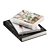 Decorative Book Collection: Elegant Literary Accent 3D model small image 2