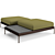 Minotti Patio Bench Set: Elegant Outdoor Seating 3D model small image 2