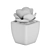 Small White Pot Plant: 2015 Version 3D model small image 6