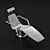 Hydromassage Lounger for Pool & Spa 3D model small image 4