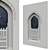 Elegant Arabic Window 3D model small image 1