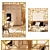 Elegant Plum Mirror for Chic Ambiance 3D model small image 1