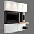 Customizable TV Wall Unit by Mr.Doors - Plaza 3D model small image 2