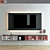 Customizable Uffizi TV Wall Unit 3D model small image 1