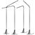 Sleek Acus Floor Lamp by Betec 3D model small image 2