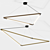 Sleek 3D Archier Pendant Lamp 3D model small image 1