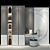 Modern Hallway Cabinet Set 3D model small image 2