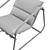 Retro Chic: Hessentia Pauline Armchair 3D model small image 7