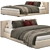 Alivar Echo Bed: Sleek and Modern Design 3D model small image 5