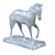 Elegant Equine Sculpture 3D model small image 1