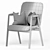 Minimalistic Miyazaki Chair: Modern Elegance for Your Space 3D model small image 6