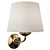 Elegant Alfa Selva Sconce 3D model small image 1