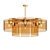 Grand Golden Chandeliers 3D model small image 1