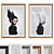 Modern Winged Women Collage Picture Frame Set 3D model small image 1