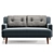 Morgan Brompton Sofa: Elegant Comfort 3D model small image 2