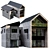 Farmhouse Delight: Rustic Barn House 3D model small image 1